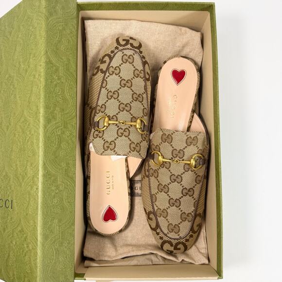 Gucci Princetown Canvas GG Loafer - Women’s 11 - Picture 2 of 8